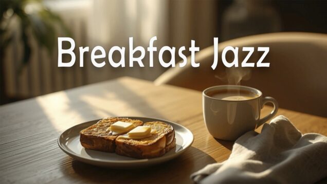 ☕Breakfast Jazz Music ✨ Gentle Coffee Sounds for Happy Mornings & Calm Energy