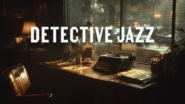 Dark Detective Jazz 🎺 Atmospheric Midnight Music to Focus, Reflect & Solve Quiet Mysteries 🕵️