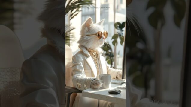 CEO Energy But Make It Cat 🐱✨
