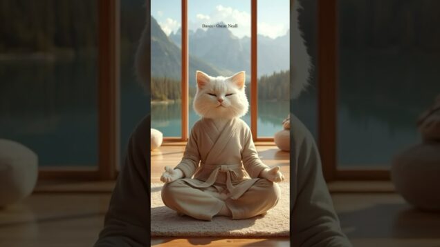 Saturday is for yoga 🧘‍♀️🐾✨